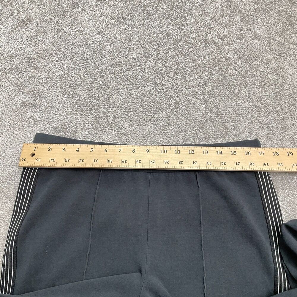 Athleta Black Track Pants with White Side Stripes - Picture 6 of 14